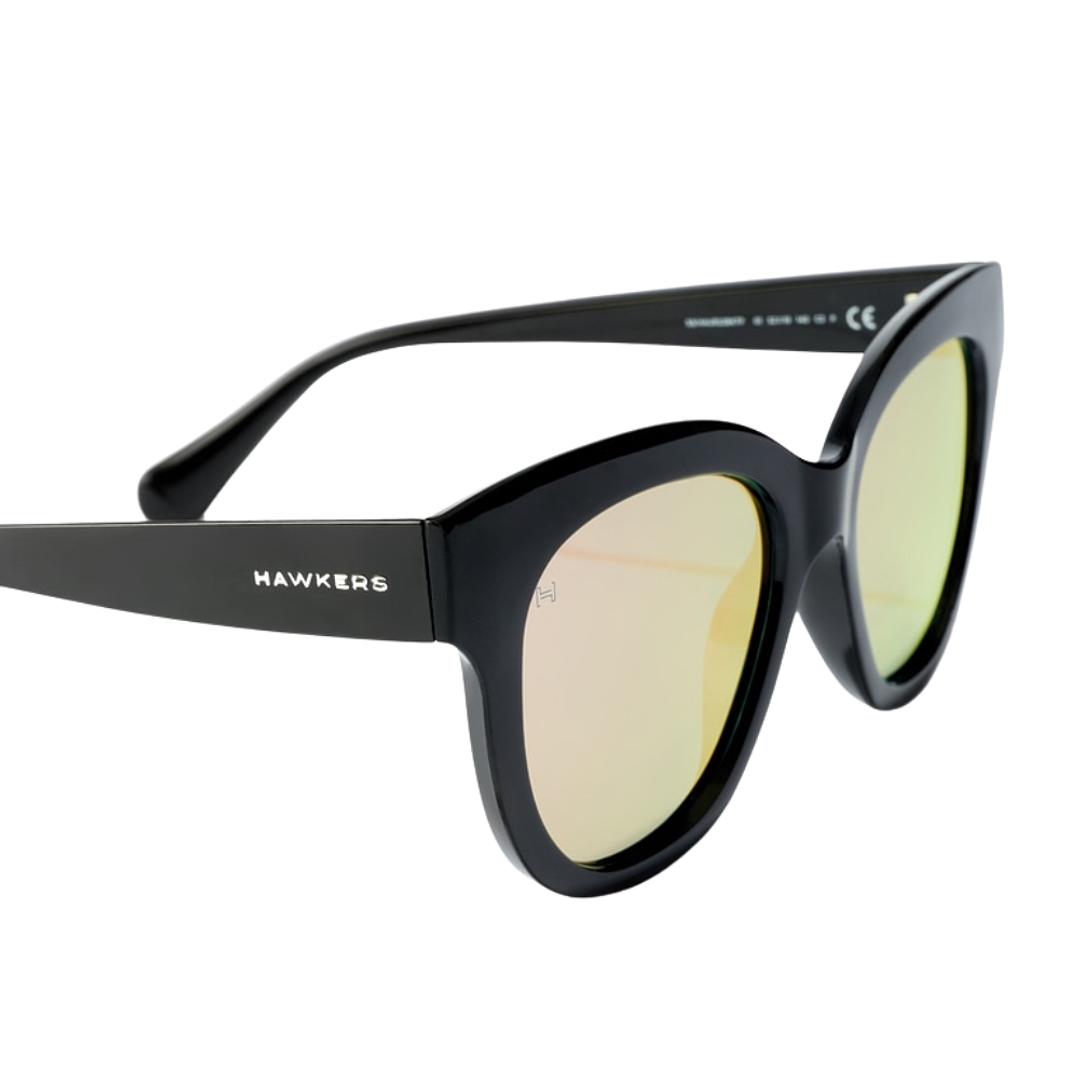 Gafas de Sol Hawkers Audrey Raw con Marco Negro y Lunas Oror Rosa - 52 mm 4