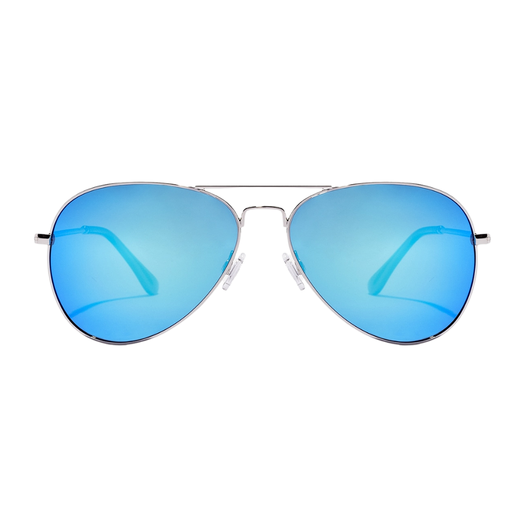 Gafas de Sol Hawkers Hawk Polarizado con Marco Plateado y Lunas Azules - 61 mm 5