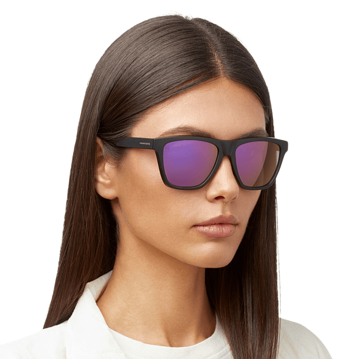 Gafas de Sol Hawkers One LS Raw Polarizado con Marco Negro y Lunas Moradas - 54 mm 6
