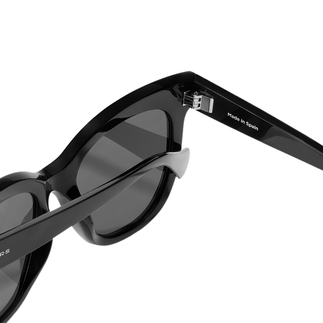 Gafas de Sol Hawkers Audrey Raw Polarizado con Marco Negro y Lunas Negras - 52 mm 5