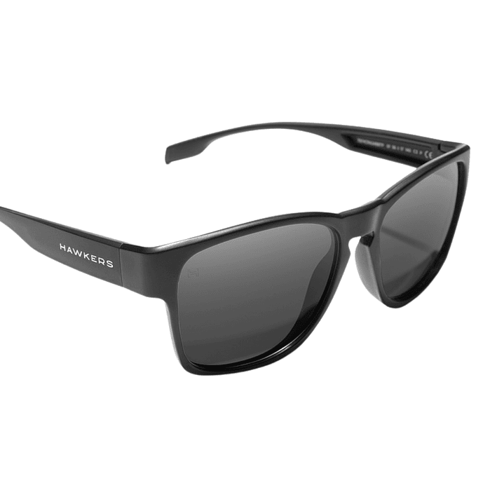 Gafas de Sol Hawkers Core Raw Polarizado con Marco Negro y Lunas Negras - 56 mm 3