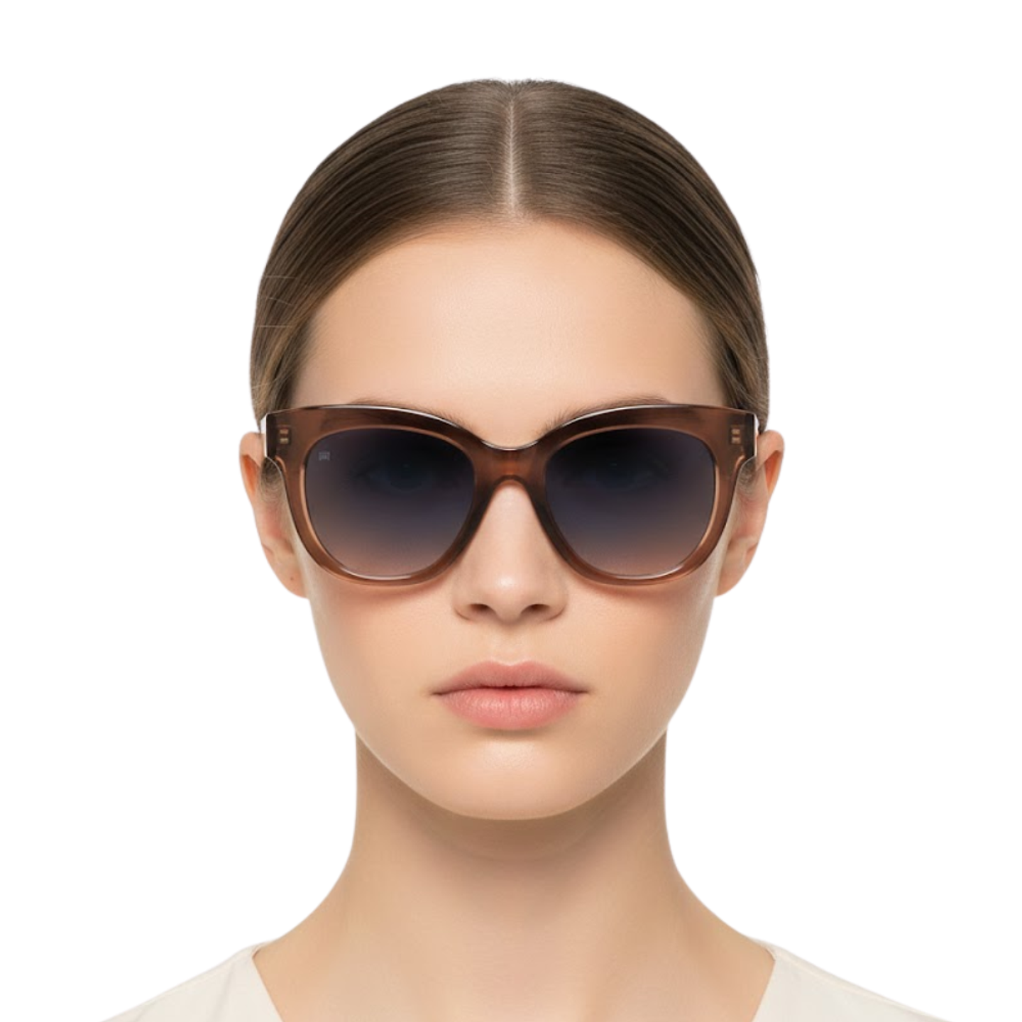 Gafas de Sol Hawkers Audrey Raw Azul y Marron Semitransparente Unisex Talla 52mm 7