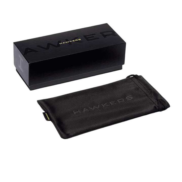 Gafas de Sol Hawkers Audrey Raw con Marco Marron Transparente y Lunas Azul y Rosa - 52mm 8