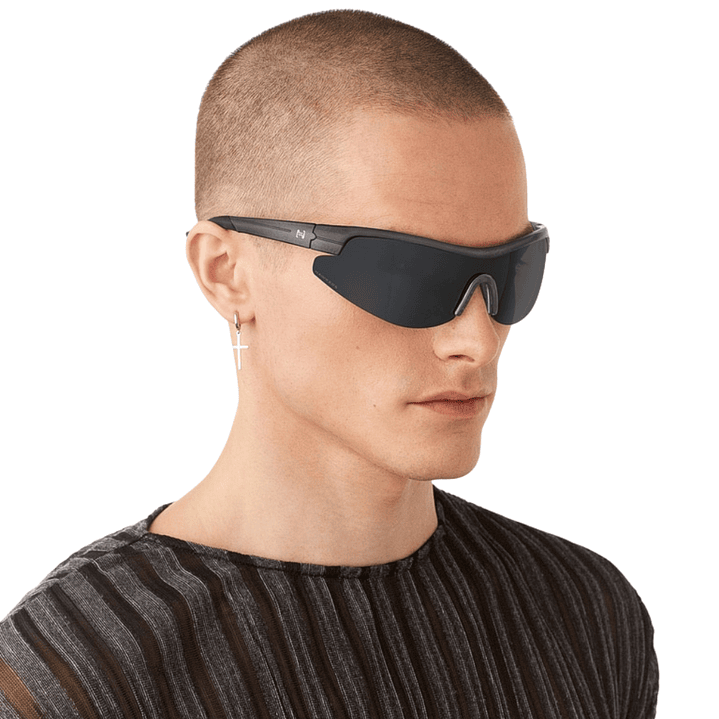 Gafas de Sol Deportivos Hawkers Active con Marco Gris y Lunas Azul - 145 mm 7