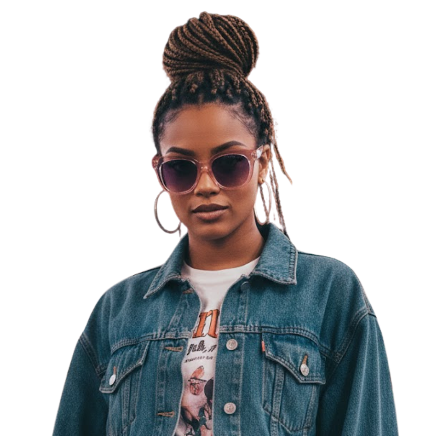 Gafas de Sol Hawkers Audrey Raw Rosado Transparente Unisex Talla 52mm 7