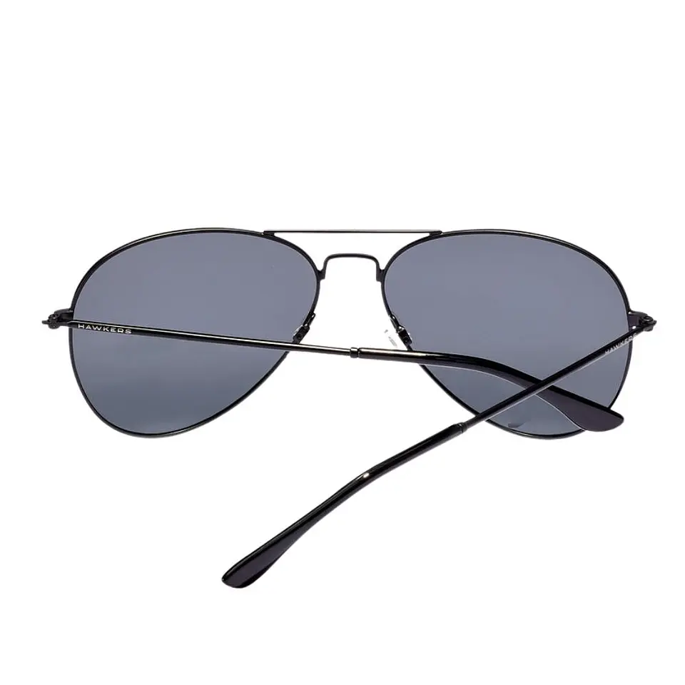 Gafas de Sol Polarizado Hawkers Hawk Aviador Negro Unisex Talla 61mm 4