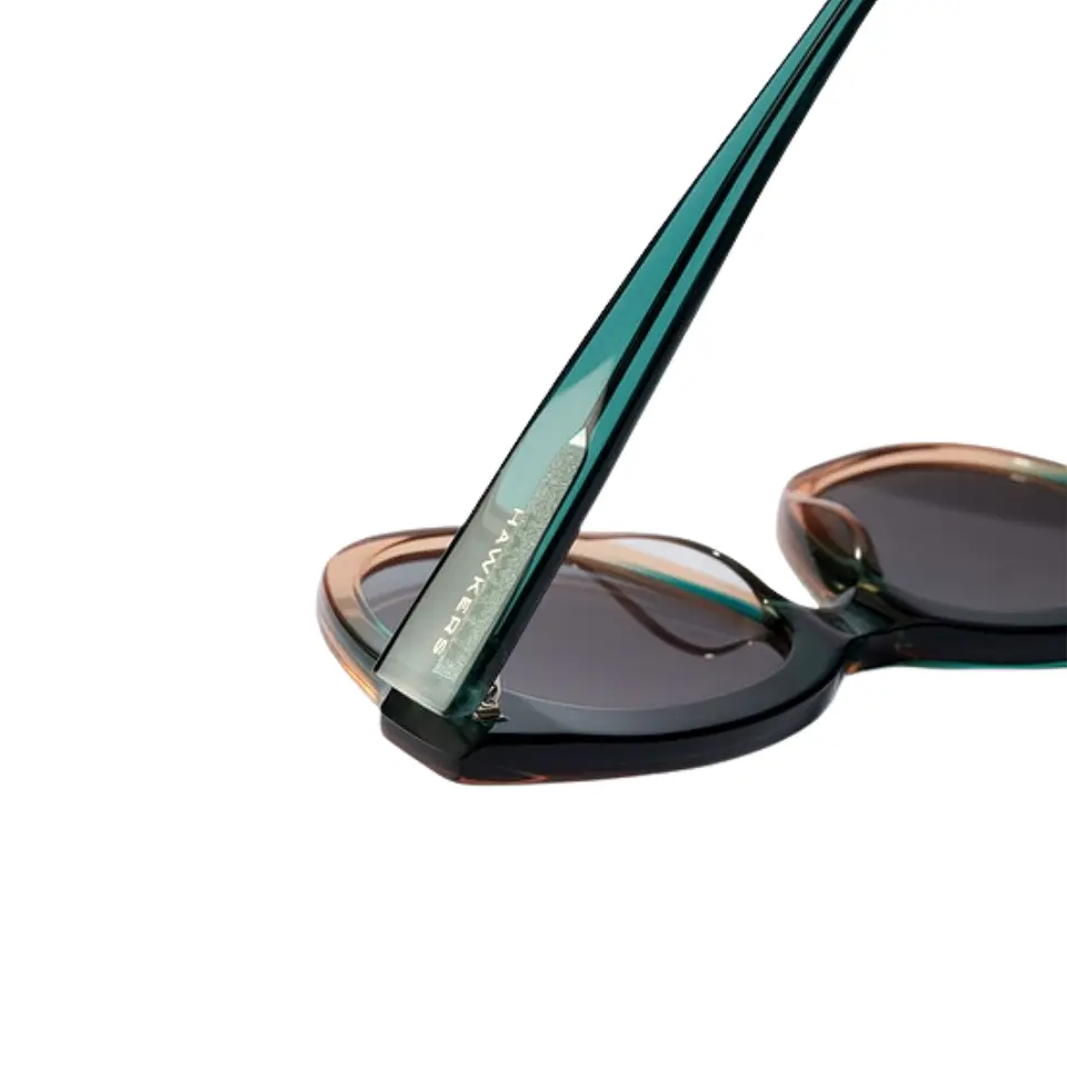 Gafas de Sol Hawkers Audrey Verde con Beige Semitransparente Unisex Talla 52mm 3