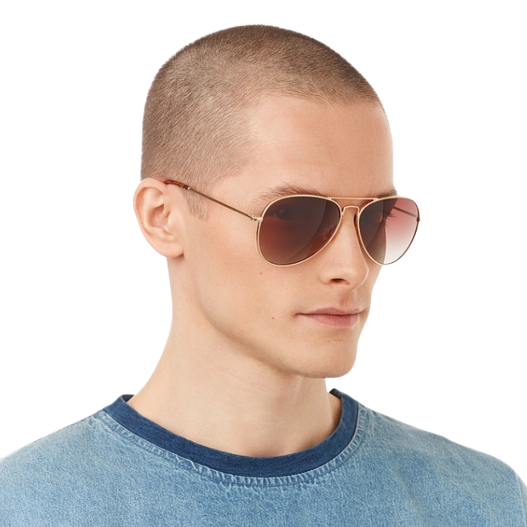 Gafas de Sol Polarizado Hawkers Hawk Aviador Marron Degrade Unisex Talla 61mm 6