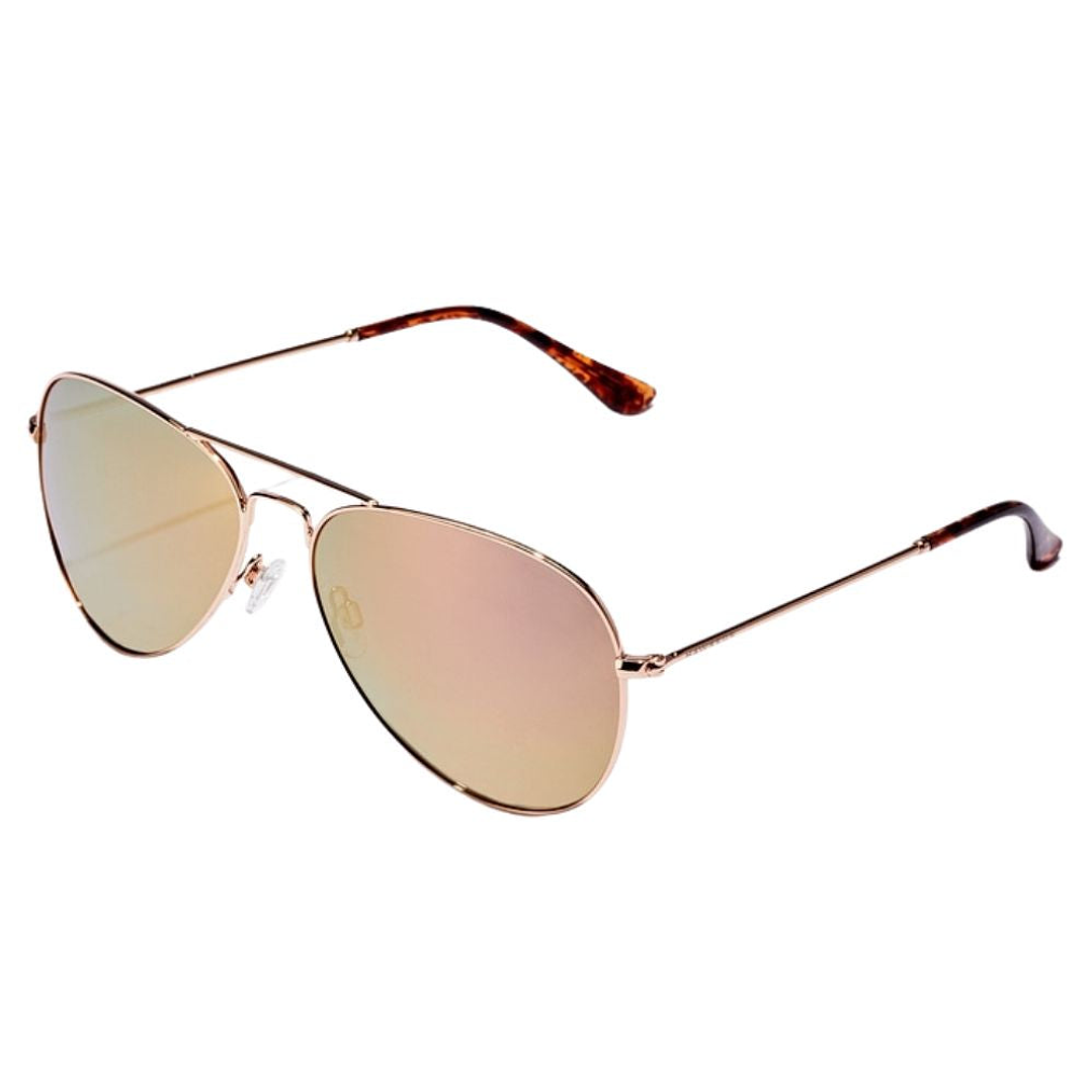 Gafas de Sol Polarizado Hawkers Hawk Aviador Oro Rosa Espejado Unisex Talla 61mm 1