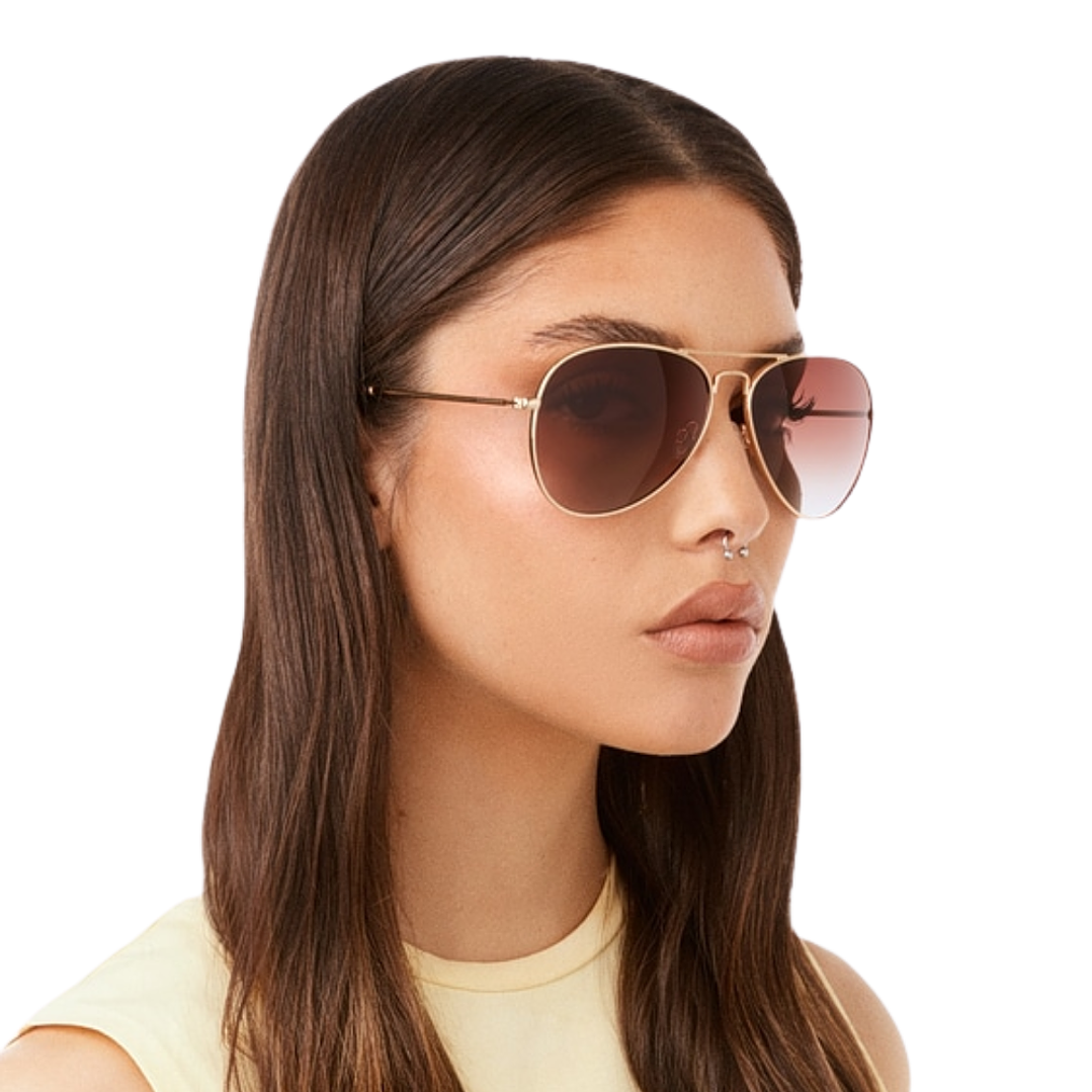 Gafas de Sol Polarizado Hawkers Hawk Aviador Marron Degrade Unisex Talla 61mm 7