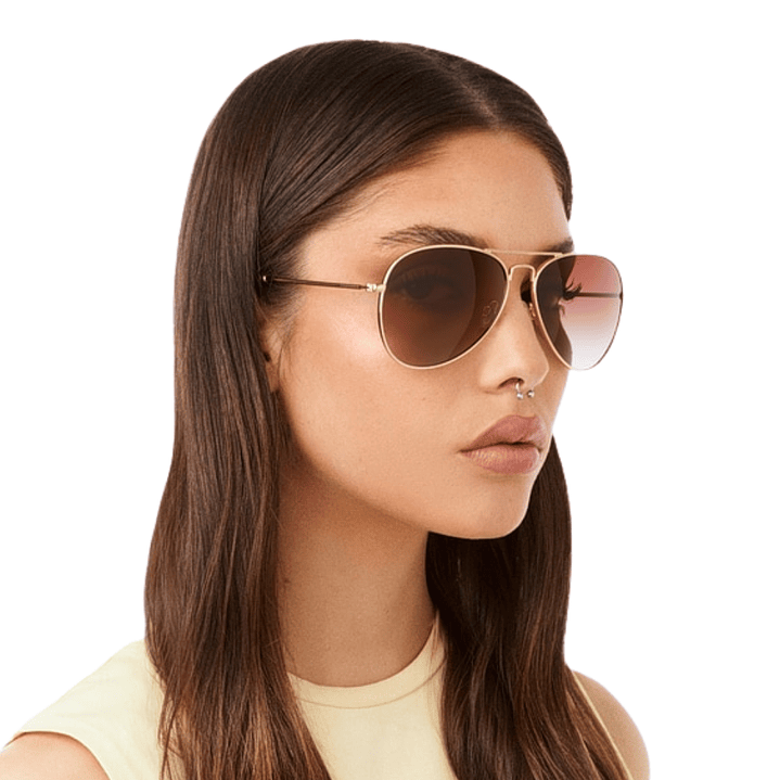 Gafas de Sol Polarizado Hawkers Hawk Aviador Marron Degrade Unisex Talla 61mm 7