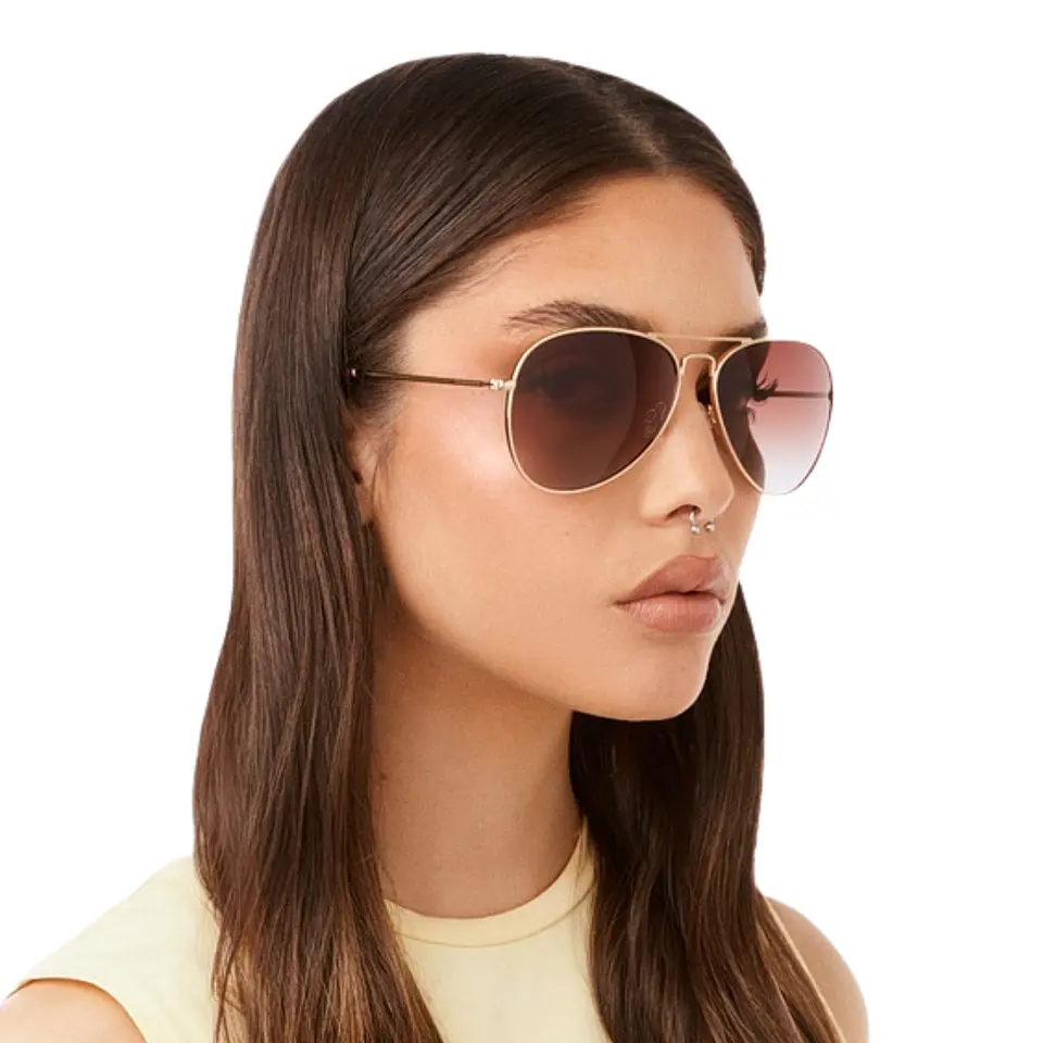 Gafas de Sol Polarizado Hawkers Hawk Aviador Marron Degrade Unisex Talla 61mm 8