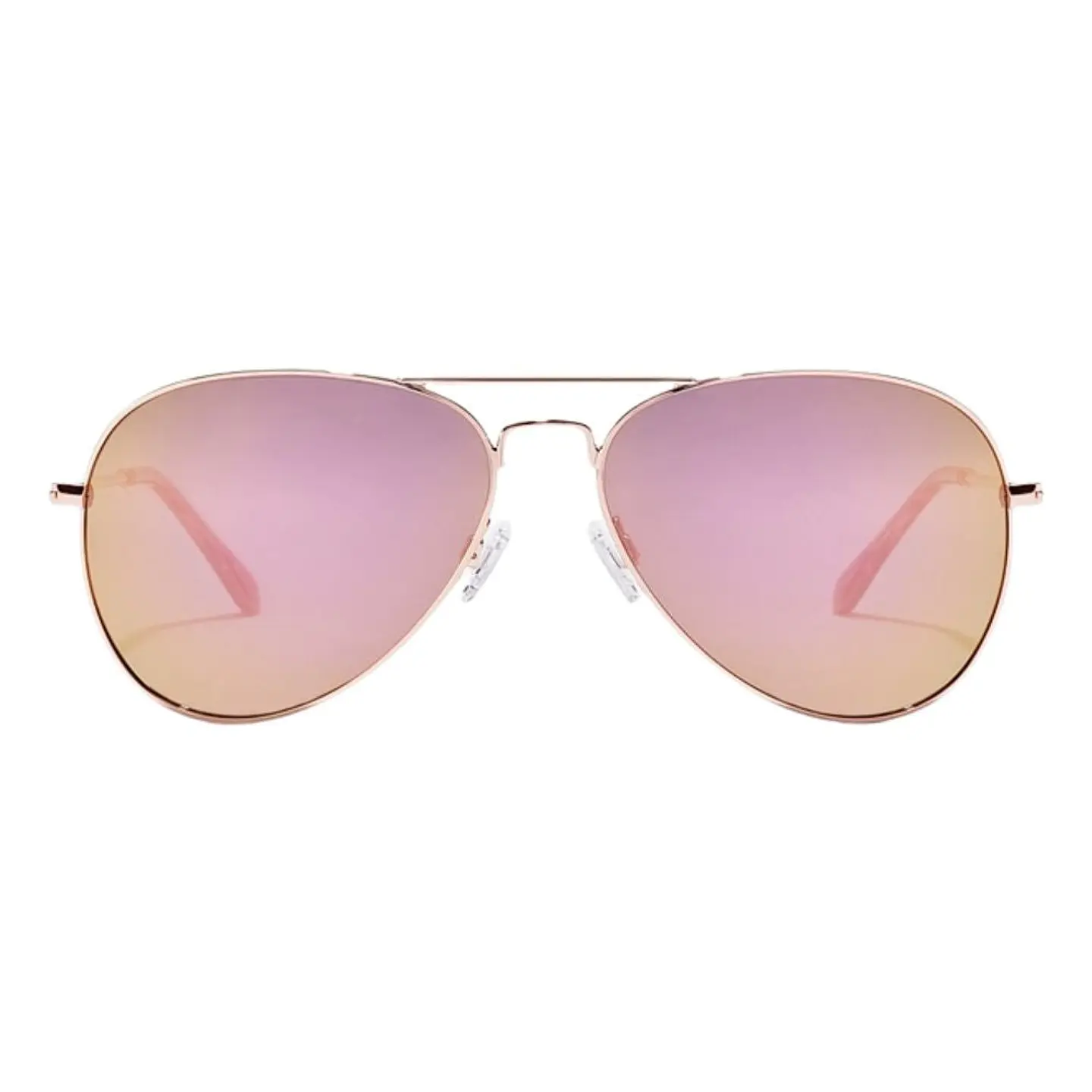 Gafas de Sol Polarizado Hawkers Hawk Aviador Oro Rosa Espejado Unisex Talla 61mm 3