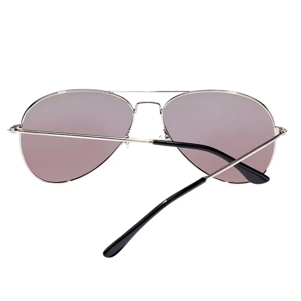 Gafas de Sol Polarizado Hawkers Hawk Aviador Oro Rosa Espejado Unisex Talla 61mm 4