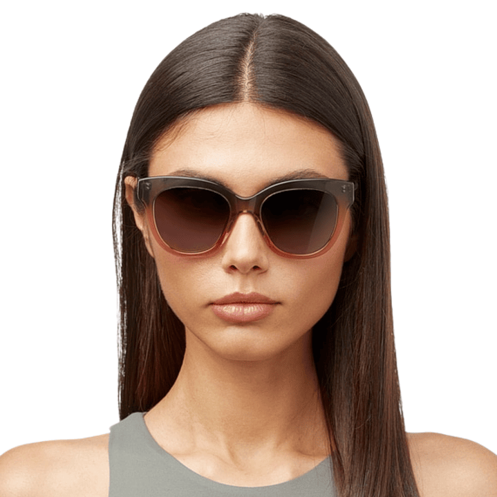 Gafas de Sol Hawkers Audrey Verde con Beige Semitransparente Unisex Talla 52mm 6