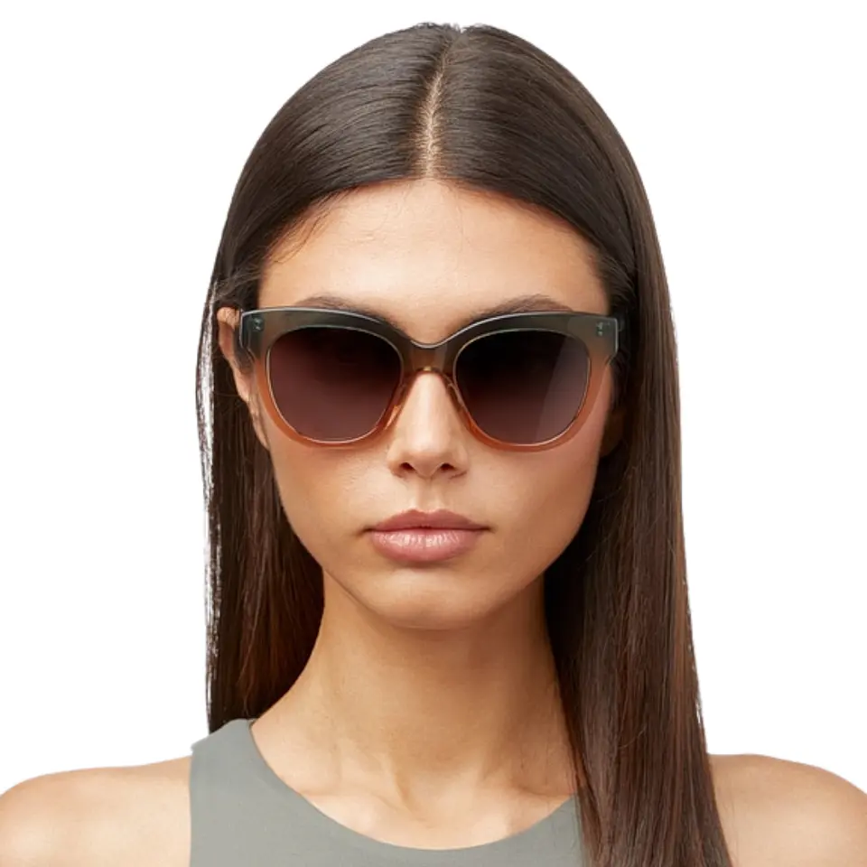 Gafas de Sol Hawkers Audrey Verde con Beige Semitransparente Unisex Talla 52mm 7