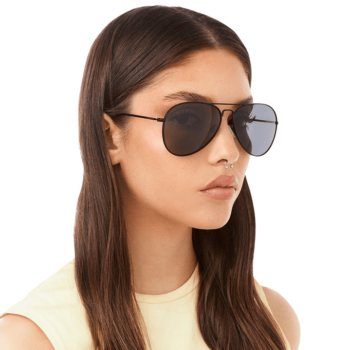 Gafas de Sol Polarizado Hawkers Hawk Aviador Negro Unisex Talla 61mm 6