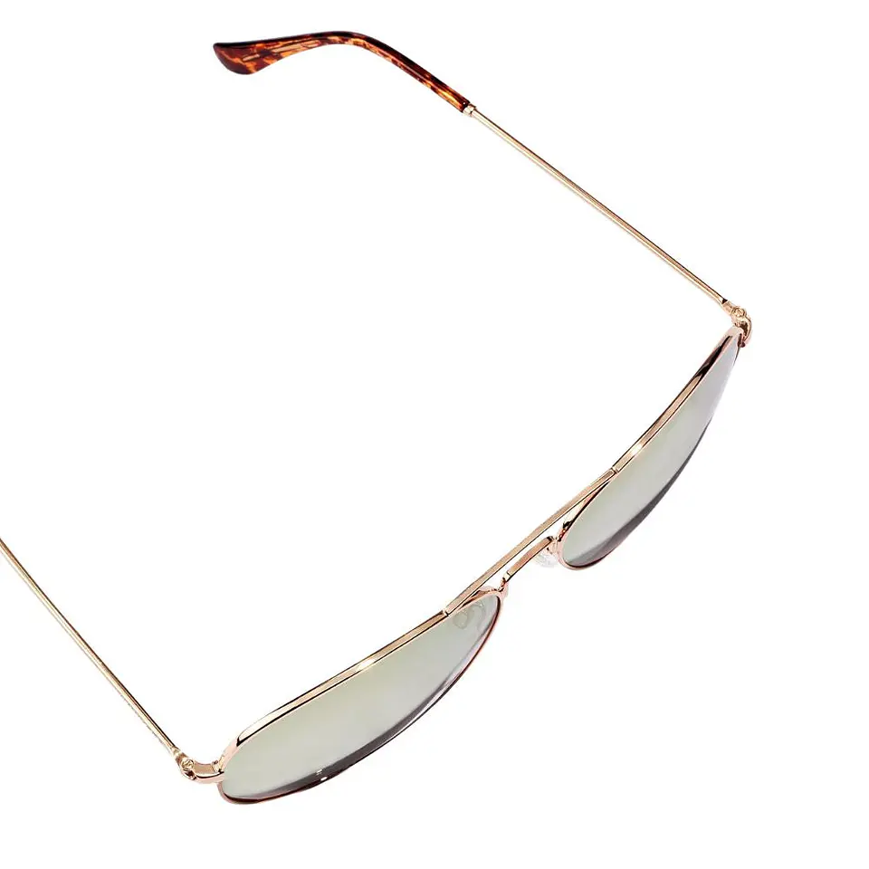 Gafas de Sol Polarizado Hawkers Hawk Aviador Oro Rosa Espejado Unisex Talla 61mm 6