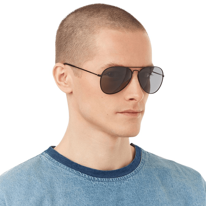 Gafas de Sol Polarizado Hawkers Hawk Aviador Negro Unisex Talla 61mm 7