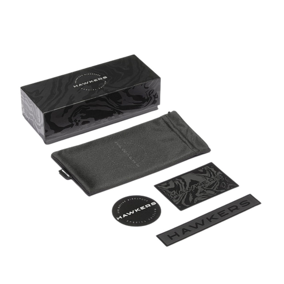Gafas de Sol Polarizado Hawkers One Raw Carbono Negro Estampado Unisex Talla 54mm 9