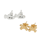 Set de Aretes Fantasy Love Garden Multicolor x12 Diseño Floral y Brillante - Miniatura 3