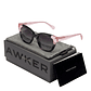 Gafas de Sol Hawkers Audrey Negro y Rosa Semitransparente Unisex Talla 52mm - Miniatura 1