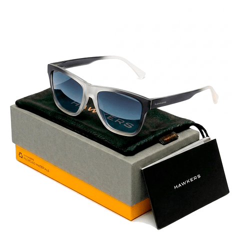 Gafas de Sol Hawkers One Life Style Blanco y Negro Degrade Unisex Talla 54mm