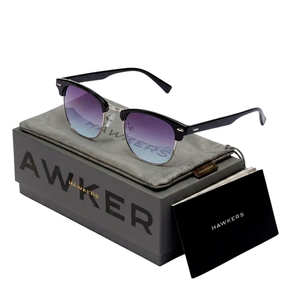 Gafas de Sol Polarizado Hawkers Classic Bold Negro Mate Unisex Talla 50mm 1