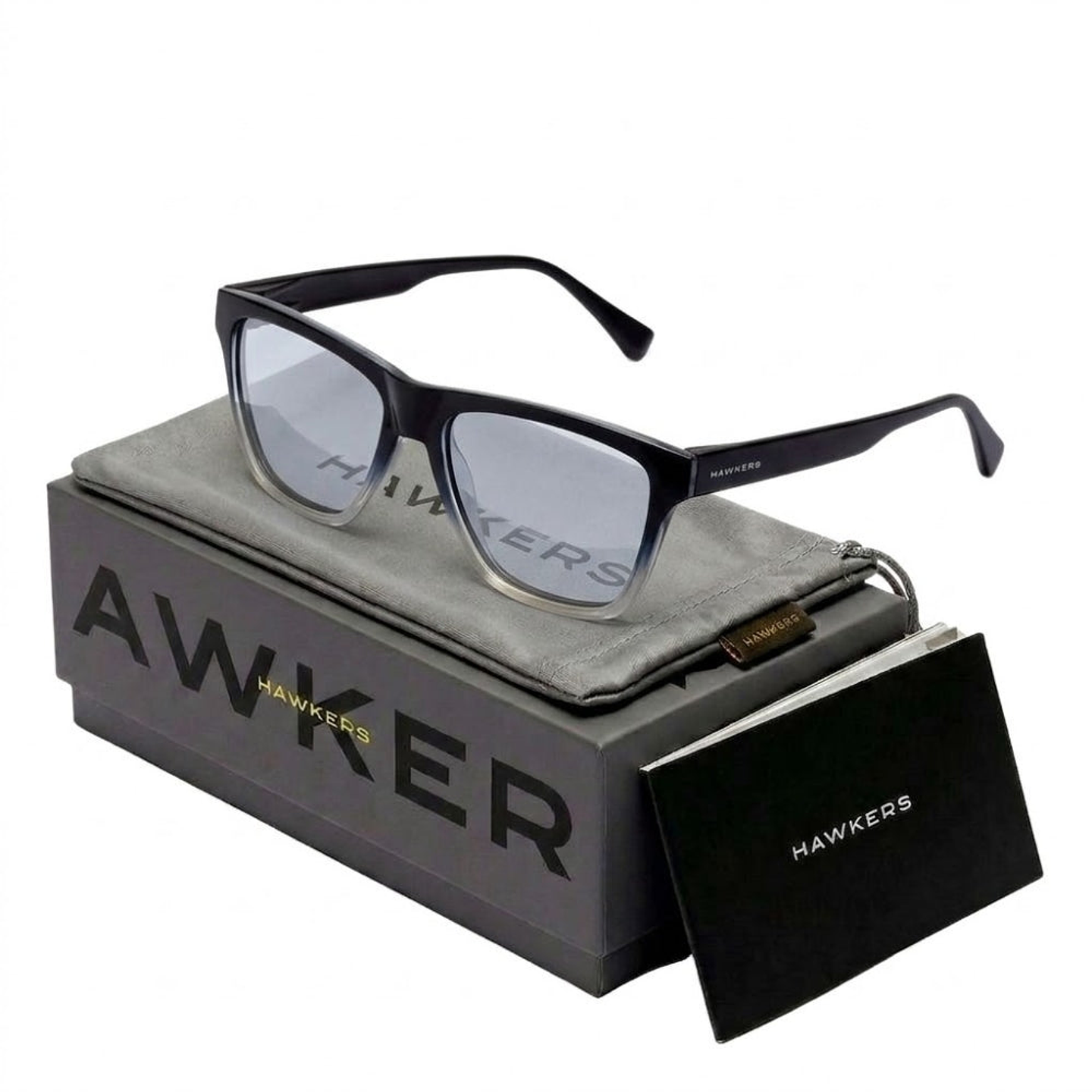 Gafas de Sol Polarizado Espejado Hawkers One Life Style Rodeo Negro Mate Unisex Talla 53mm 1