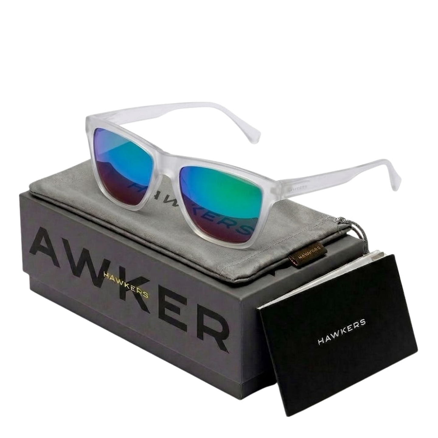 Gafas de Sol Polarizado Hawkers One Life Style Rodeo Blanco Transparente Unisex Talla 53mm 1