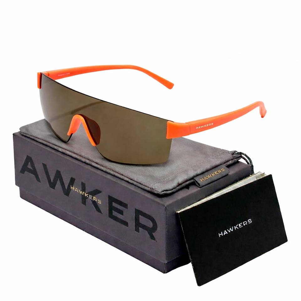 Gafas de Sol Deportivo Hawkers Aero Naranja Espejado Unisex Talla 135mm 1