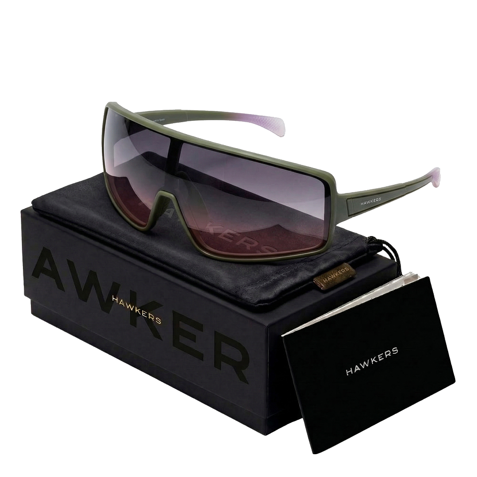 Gafas de Sol Deportivo Hawkers Tiger Verde Espejado Unisex Talla 141mm 1