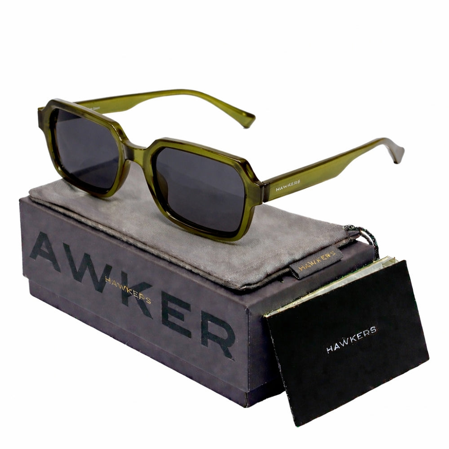 Gafas de Sol Hawkers Minimal Max Verde Oscuro Unisex Talla 52mm 1