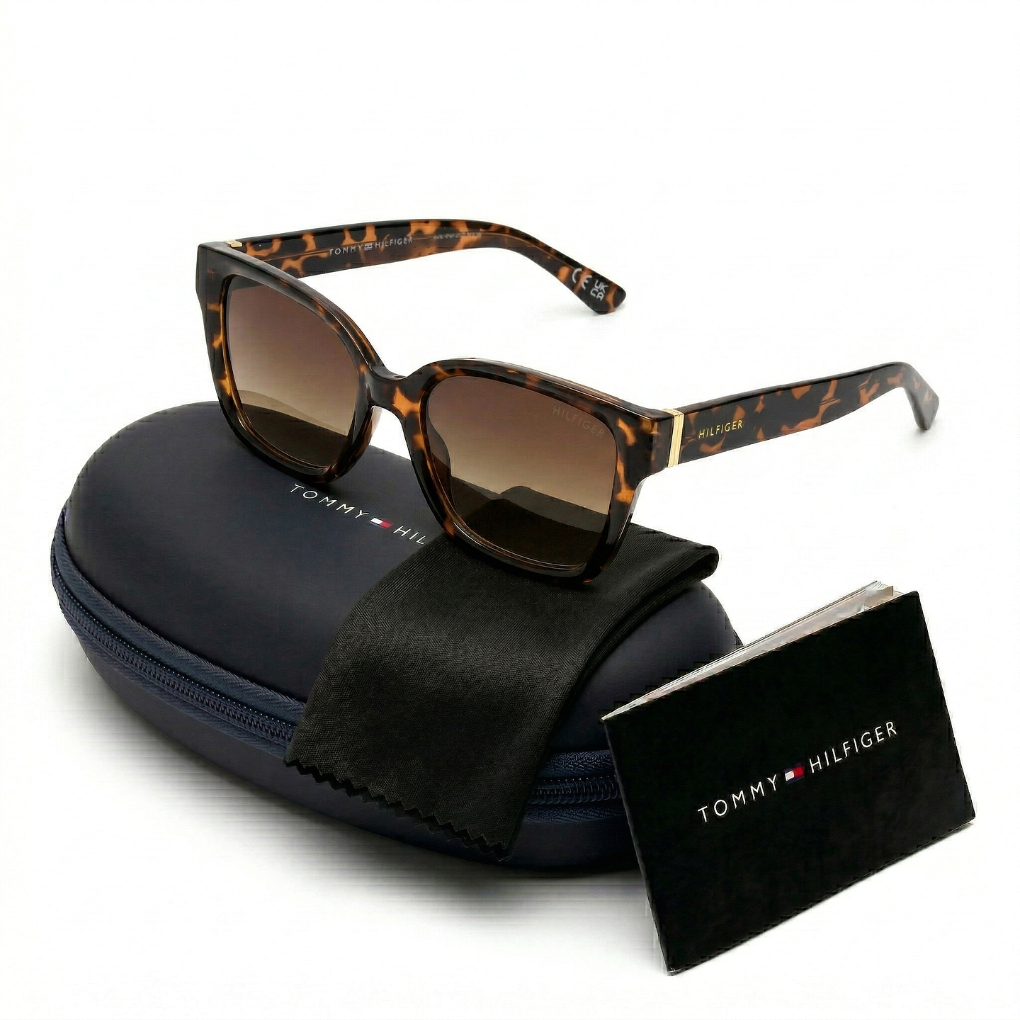 Gafas de Sol Tommy Hilfiger X60184 Outlook Carey Marrón Gradiente Animal Print 53mm 1