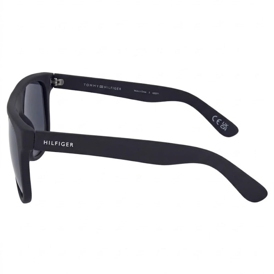 Gafas de Sol Tommy Hilfiger X62073 Outlook Negro Marco Lentes Gris Oscuro Clásico 52mm 3