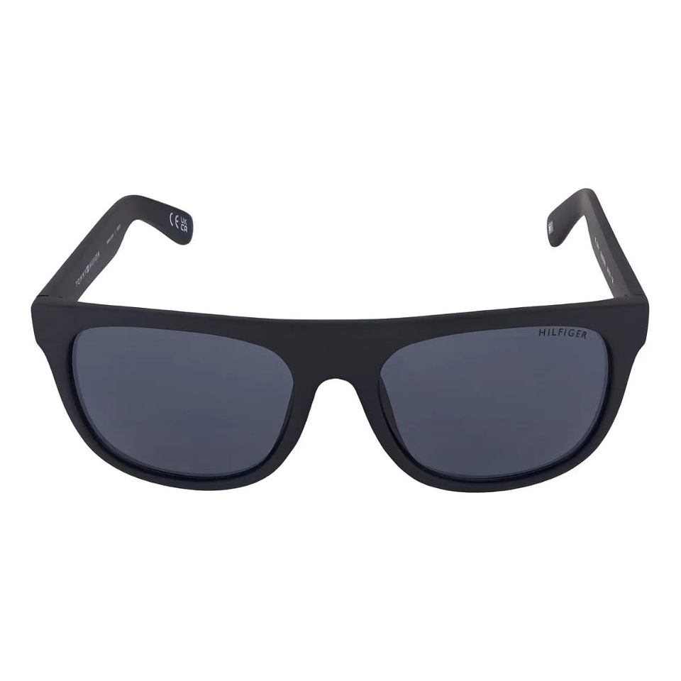 Gafas de Sol Tommy Hilfiger X62073 Outlook Negro Marco Lentes Gris Oscuro Clásico 52mm 4