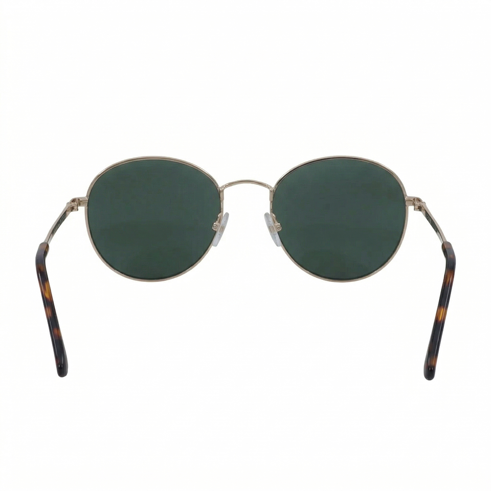 Gafas de Sol Tommy Hilfiger Polarizados X62206 Outlook Round Dorado Lentes Verdes 51mm 4