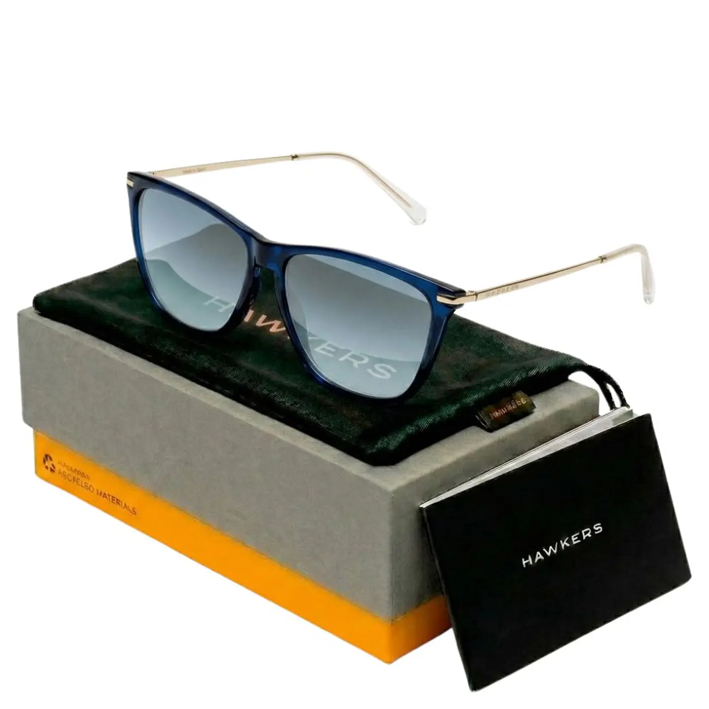 Gafas de Sol Hawkers ONE CROSSWALK Azul Degrade Unisex Talla 57mm 1