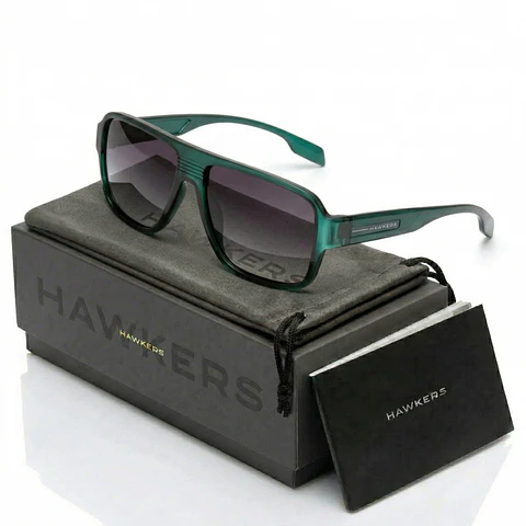 Gafas de Sol Hawkers Parlay Color Verde Degrade Unisex Talla 58mm