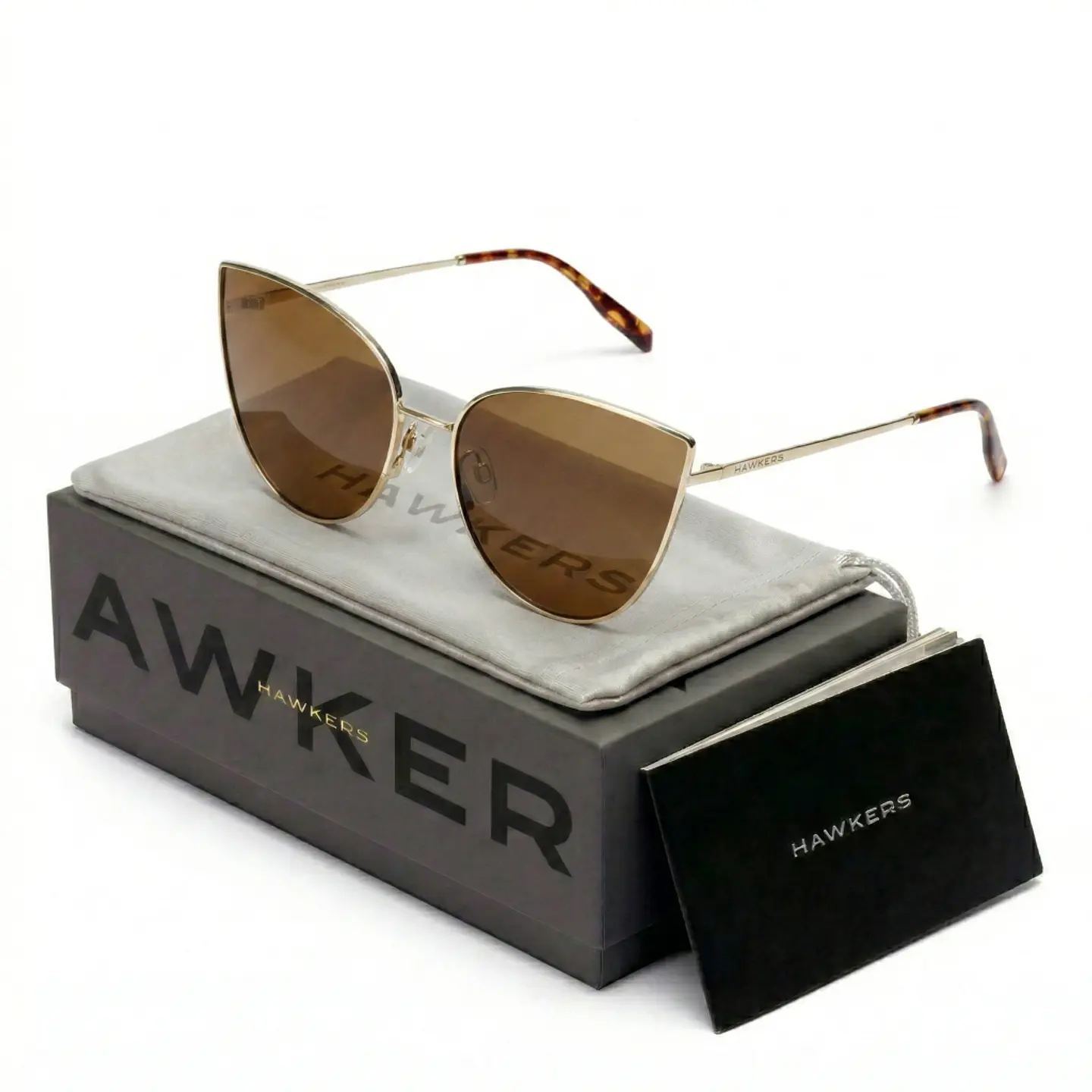 Gafas de Sol Hawkers Polarizados All In Color Dorado para Mujer Talla 61mm 1