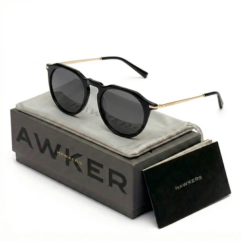 Gafas de Sol Hawkers Polarizadas Warwick Crosswalk Color Negro Unisex Talla 52mm