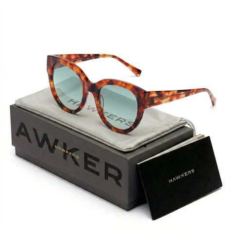 Gafas de Sol Hawkers Loira Color Degrade Carey para Mujer Talla 55mm