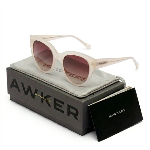 Gafas de Sol Hawkers Loira Color beige Degrade para Mujer Talla 55mm