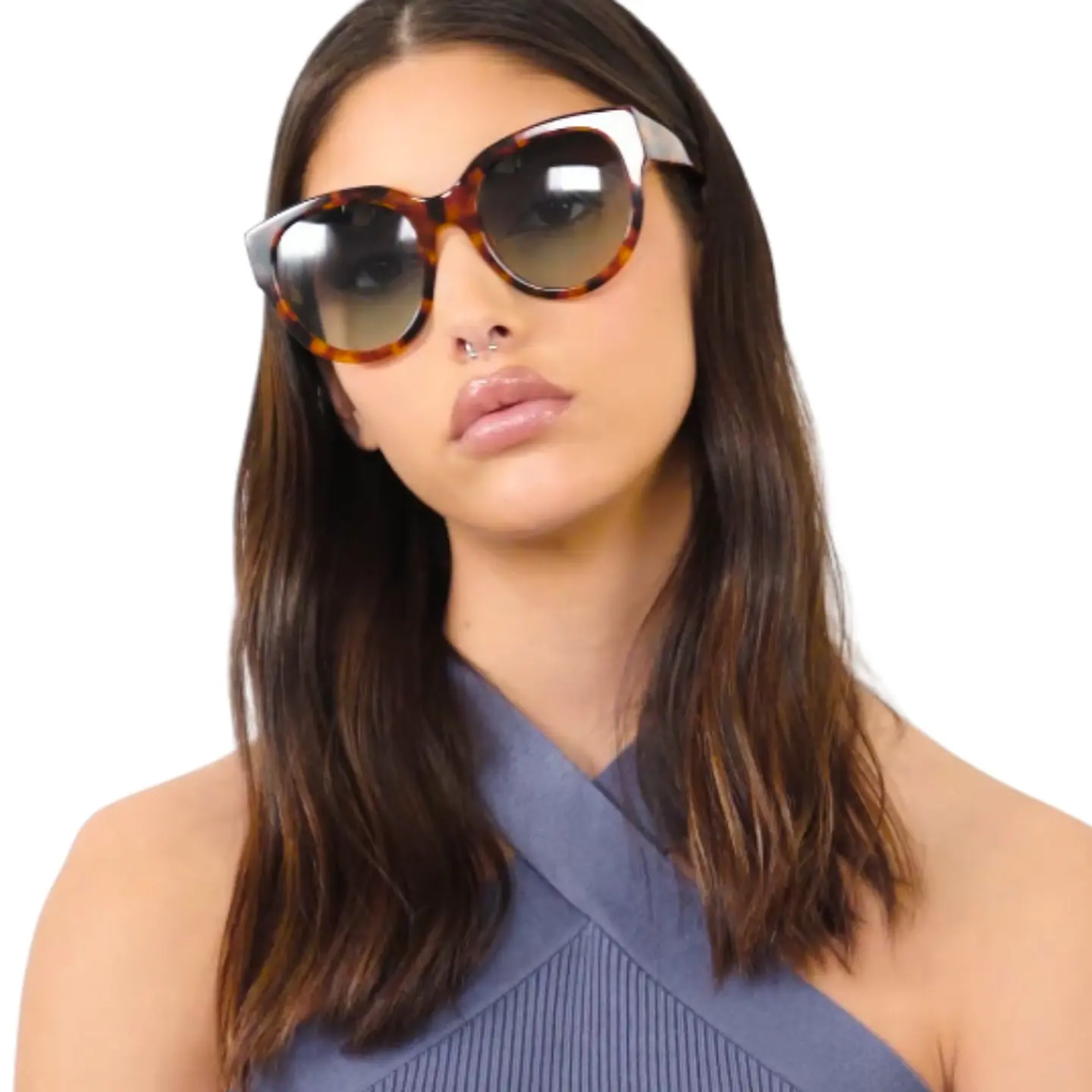 Gafas de Sol Hawkers Loira Color Degrade Carey para Mujer Talla 55mm 7