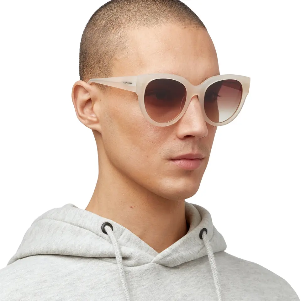 Gafas de Sol Hawkers Loira Color beige Degrade para Mujer Talla 55mm 7
