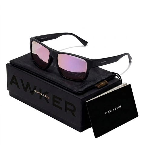Gafas de Sol Hawkers FASTER RAW Purpura Negro Unisex Talla 58mm