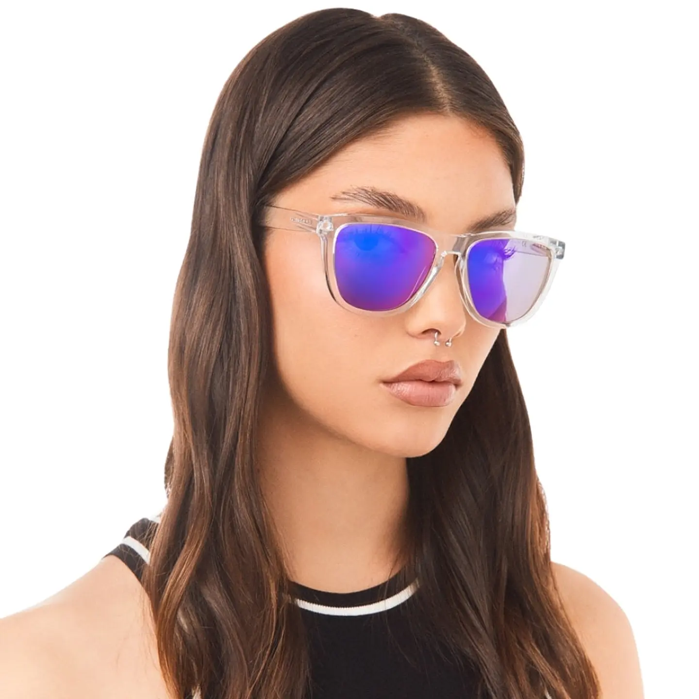 Gafas de Sol Hawkers Polarizado Sky One Semitransparente Blanco Unisex Talla 54mm 7