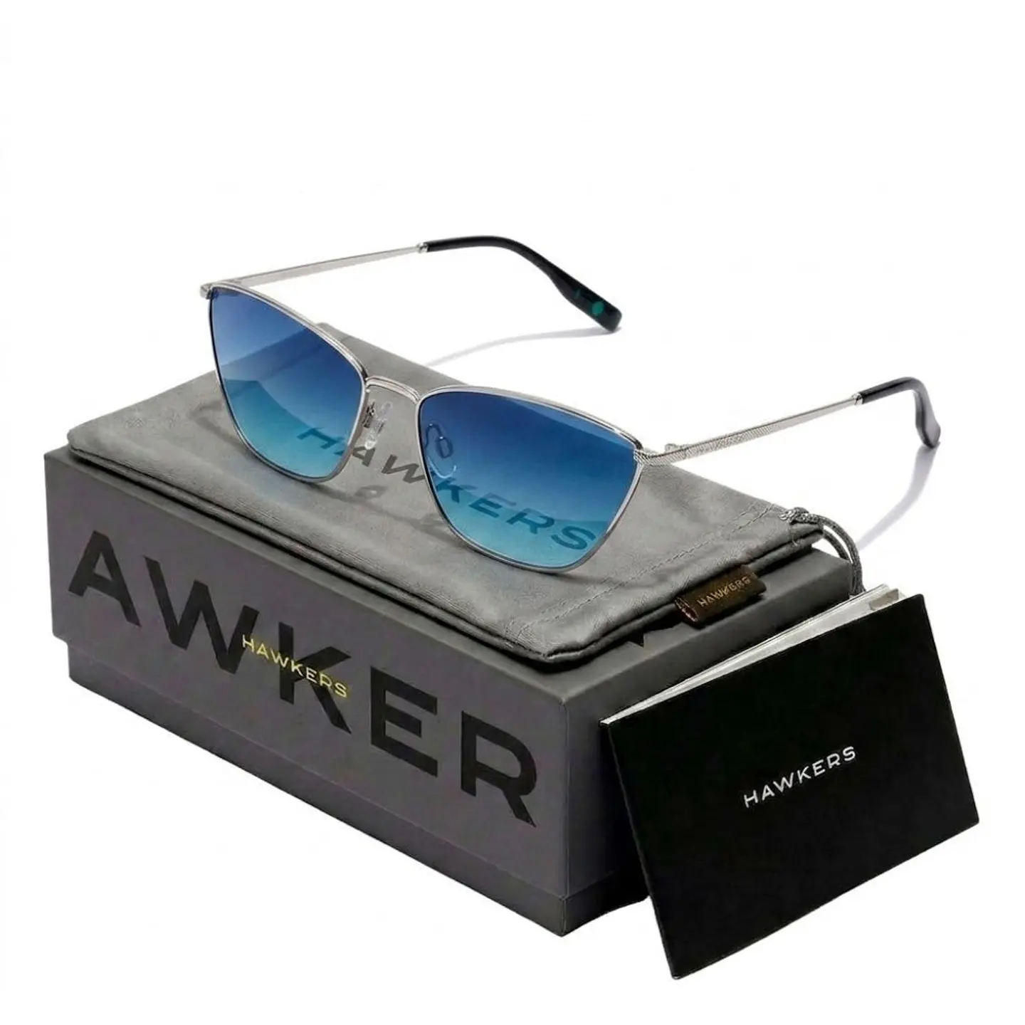 Gafas de Sol Hawkers FRESH Azul Plateado Unisex Talla 62mm 1
