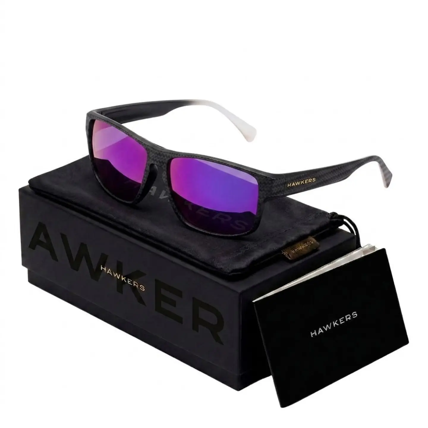 Gafas de Sol Hawkers FASTER RAW CARBON Morado Unisex Talla 58mm 1