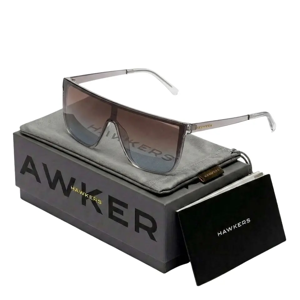 Gafas de Sol Hawkers WEED - Gris Transparente Unisex Talla 53mm 1